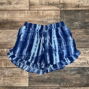 DizzyLizzy blue tie dye shorts